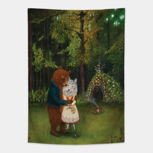 Swept off Her Feet Tapestry