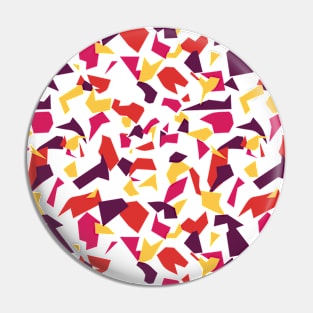 1980's Retro Terrazzo Pattern Pin