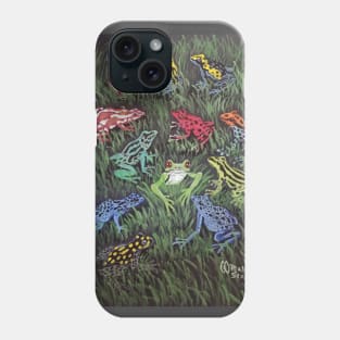 Tropical Frogs Phone Case