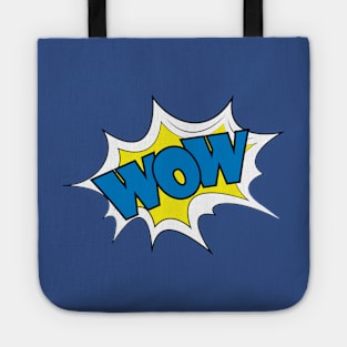 wow comic pop art Tote