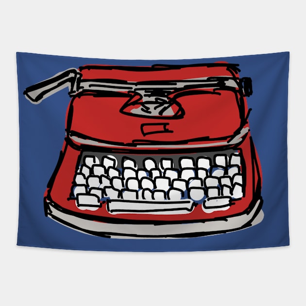 Typewriter Tapestry by SpookyMeerkat