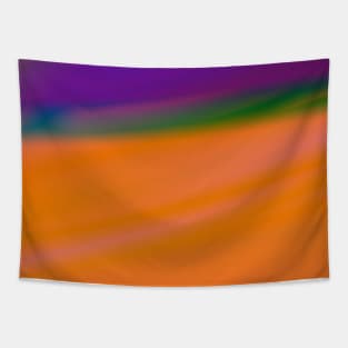 blue purple orange green abstract texture Tapestry