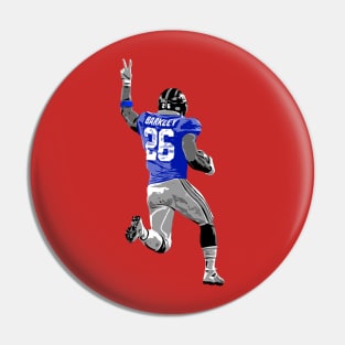 Rinkha Saquon Barkley Football Edit Tapestries Giants T-Shirt