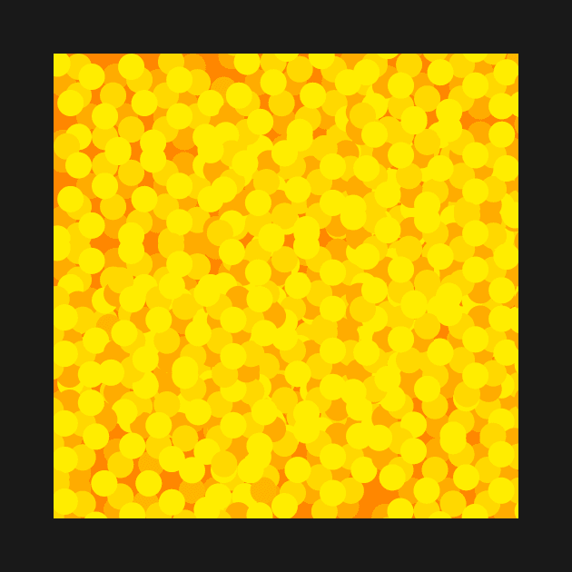 bright yellow minimalist pop art pattern by pauloneill-art