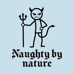 Naughty by Nature Stick Figure Devil T-Shirt