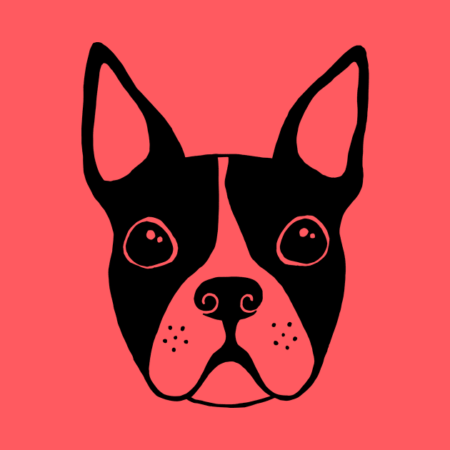 Boston terrier by happilyprinted