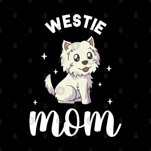 Westie Mom - West Highland Terrier by Modern Medieval Design