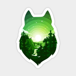 Wolf Forest Magnet