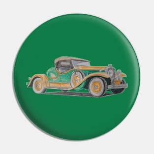 Classic car Pin