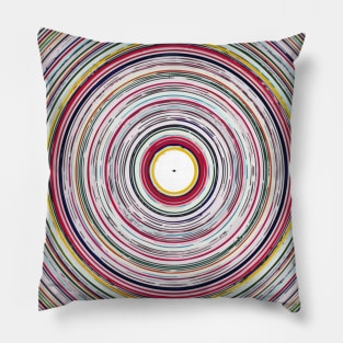 Colorful Circles Pattern - Painted by hand_Hand drawn Pillow