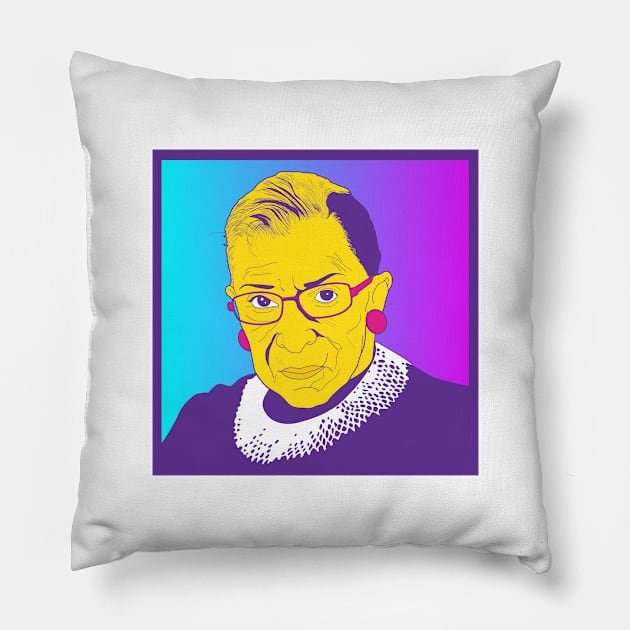 Ruth Bader Ginsburg RBG Pillow by God Given apparel