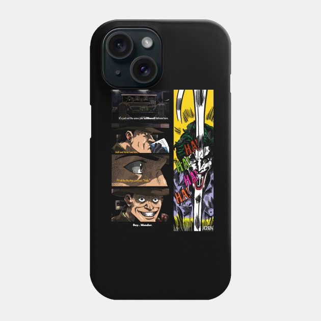 Death In The Family "Chance Encounter" illustration (digital) Phone Case by StagArtStudios