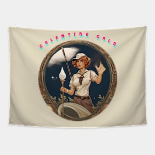 Galentines gal golfer Tapestry