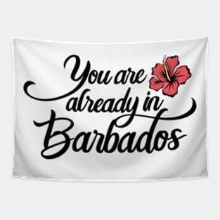 Neville Goddard - You are already in Barbados! Tapestry