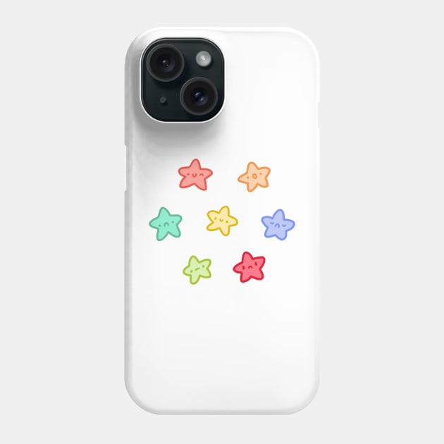 Colorful emotional stars Phone Case by Nikamii