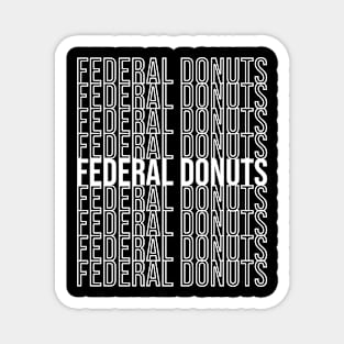 Federal Donut White Magnet