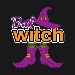 Bad Witch Halloween Cute Group Costume T-Shirt