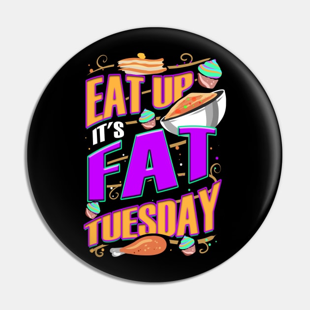 Funny Fat Tuesday Meal Design Pin by 4Craig