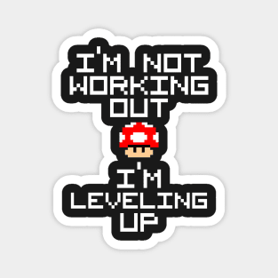 I'm not working out I'm leveling up Magnet