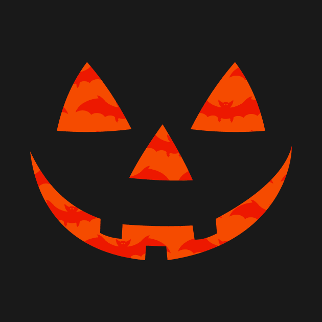 Scary Pumpkin Face by superdupertees