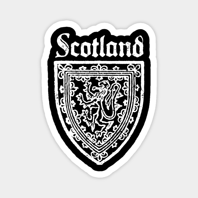 Scotland Emblem Vintage Scottish Magnet by Foxxy Merch