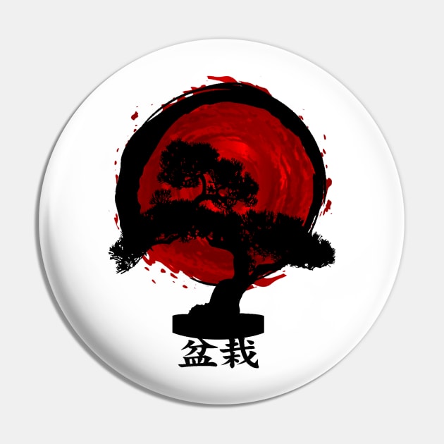 Burning Bonsai Pin by CRD Branding