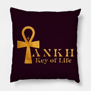 F&B Print Ankh Symbol Key of Life: Ancient Egypt Pillow