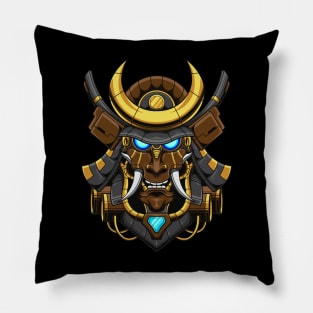 Mecha Samurai 1.2 Pillow