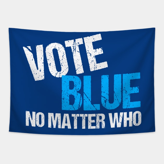 Vote Blue Midterm Election Democrat Tapestry by epiclovedesigns