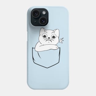 cat on pocket Phone Case