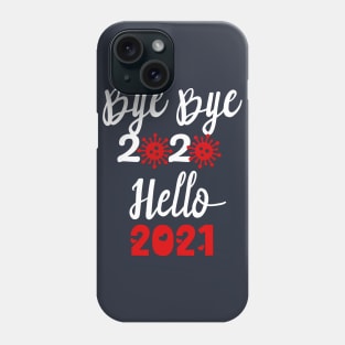 Hello 2021, Happy New Year 2021 Christmas, Merry Christmas Phone Case