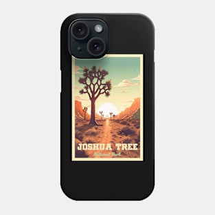 Joshua Tree National Park Travel Poster Phone Case