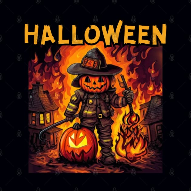 Happy Halloween, firefighter by Pattyld