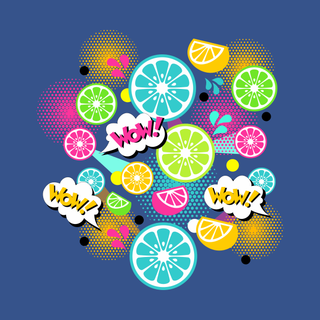 Pop Art Citrus by mil_papeles