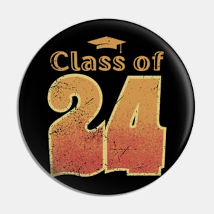 Class of 2024 vintage style Pin