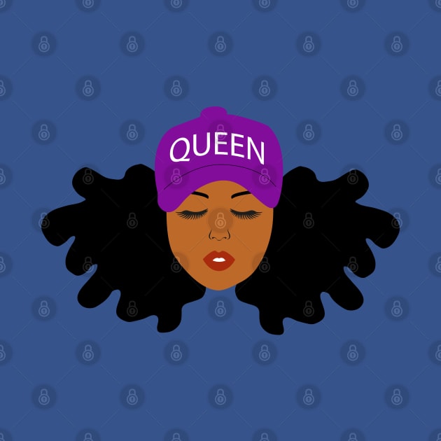 Black Queen Afro Puffs by blackartmattersshop