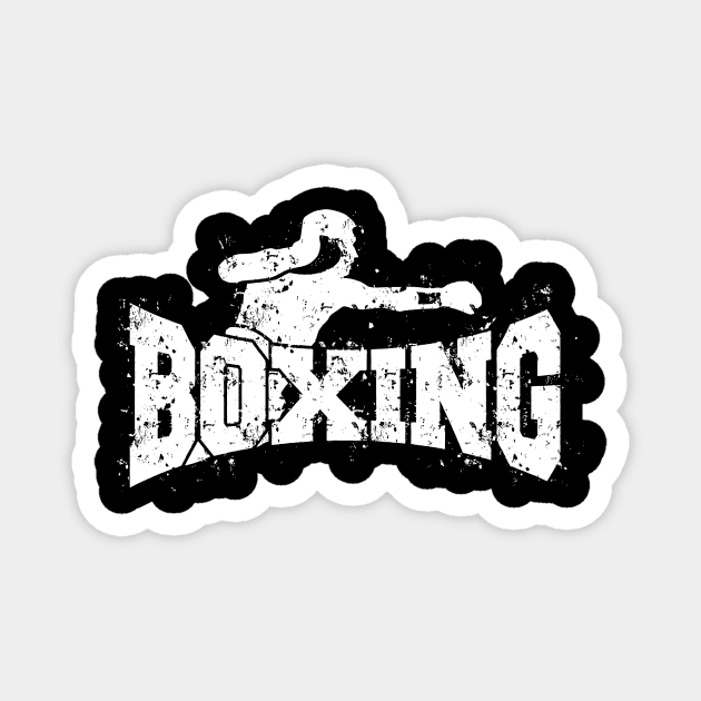 Boxing with Boxer - Vintage Style Magnet by Nowhereman78