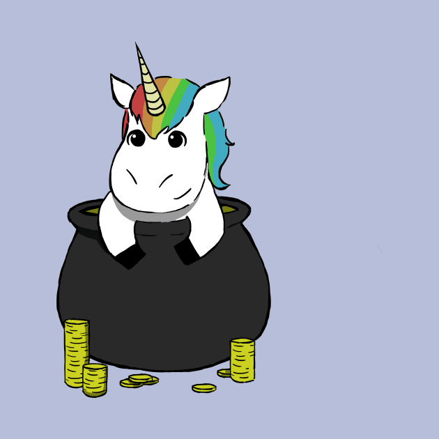 Pot of Gold Unicorn by TriggerAura