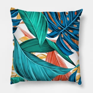 Cute Tropical Leaf Pillow