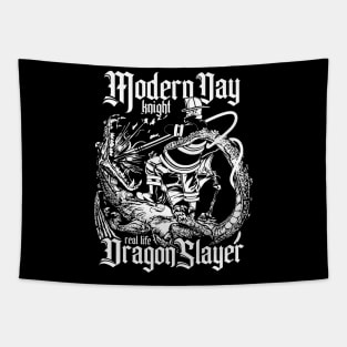 Modern Day Dragon Slayer Tapestry