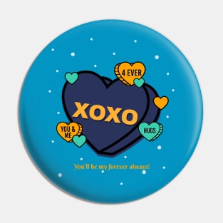 Hugs and Kisses - XOXO Pin