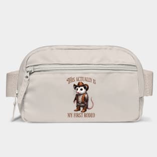 Possum Cowboy This Actually Is My First Rodeo Bag