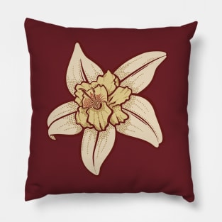 Vanilla Flower Pillow