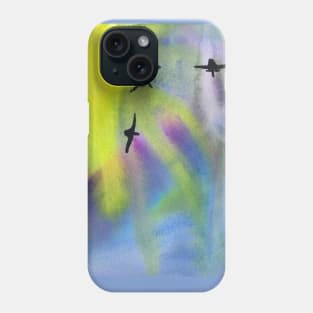 Vibrant Watercolor Painting of CNE Air Show Spectacle Phone Case