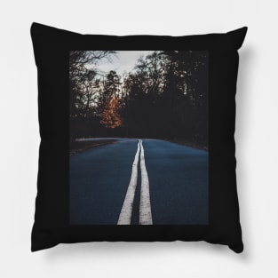 The Road to Nowhere and Everywhere Pillow