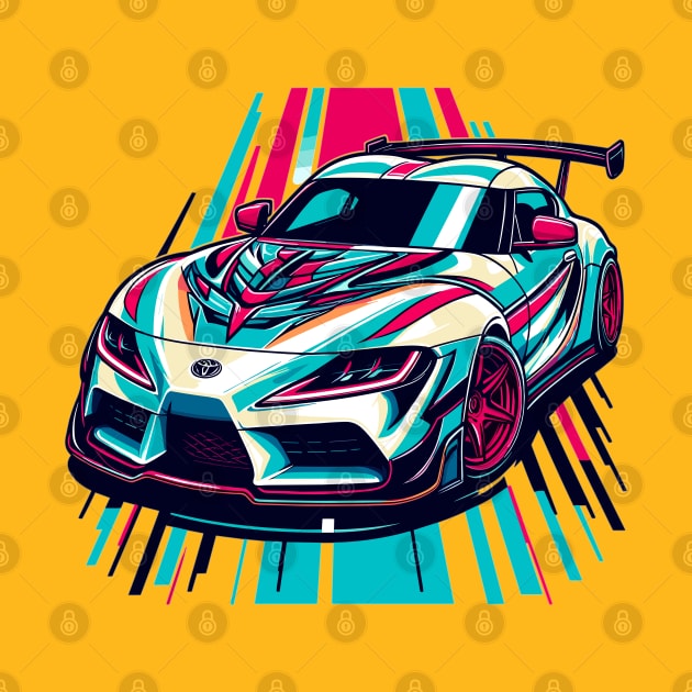 Toyota Supra by Vehicles-Art