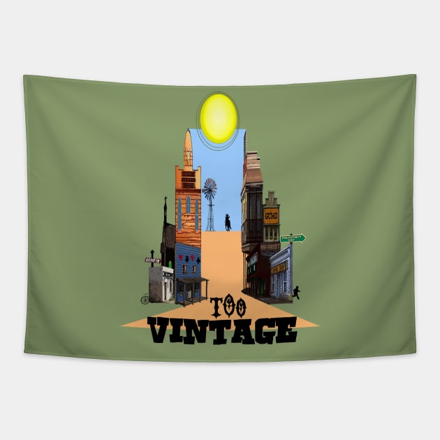 Too Vintage Tapestry by TenomonMalke