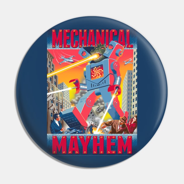 Mechanical Mayhem Pin by WonderWebb