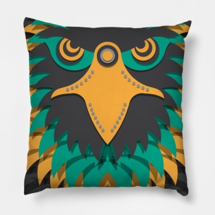 Eagle Illustration Pillow