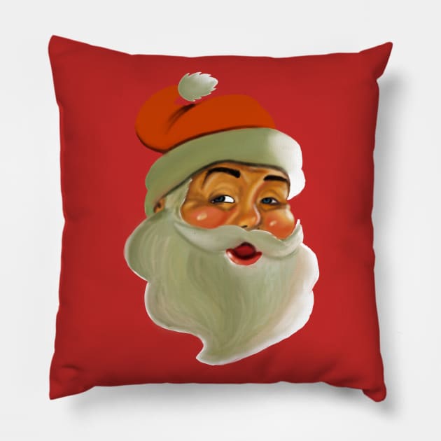 Santa Claus Pillow by BrittXJoe